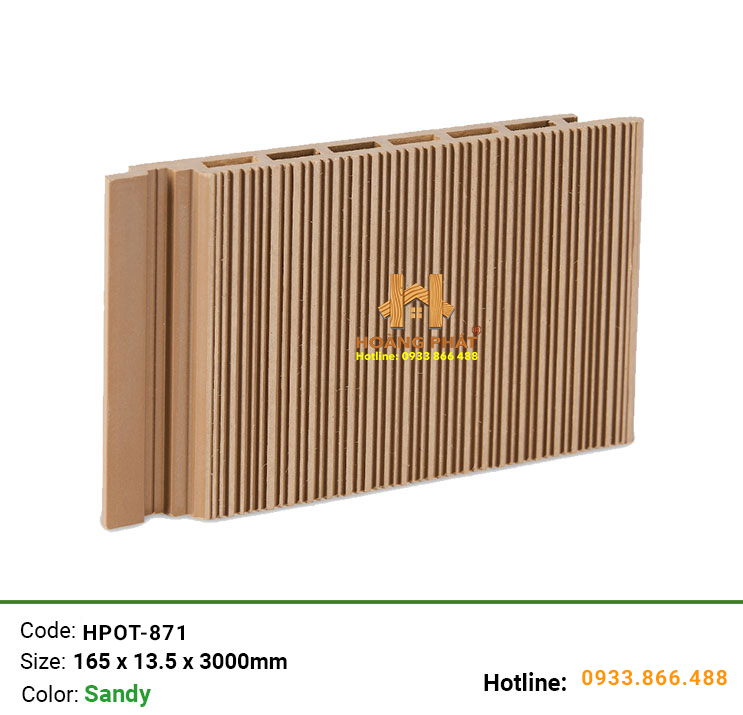 Tấm ốp tường gỗ nhựa Hoàng Phát